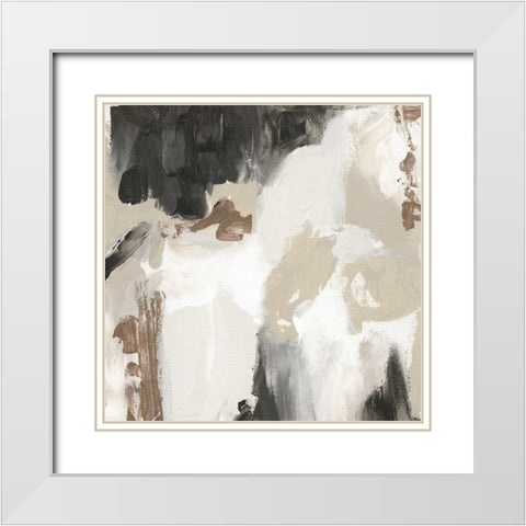 Summer Sands I White Modern Wood Framed Art Print with Double Matting by Jill, Susan