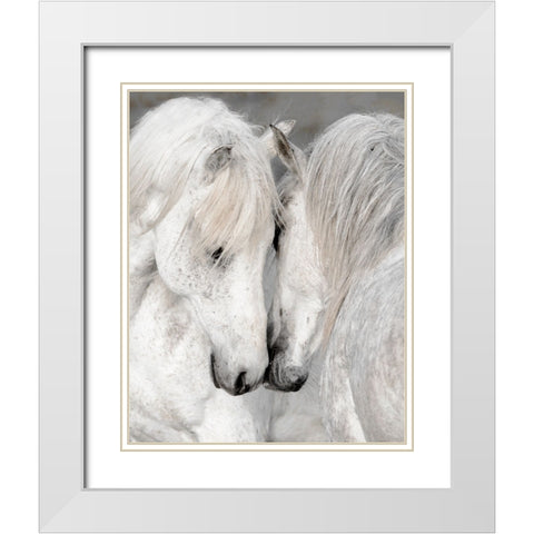 Affection II White Modern Wood Framed Art Print with Double Matting by Delimont, Danita
