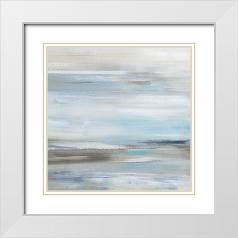 Blended Sunrise White Modern Wood Framed Art Print with Double Matting by Shapiro, Judith