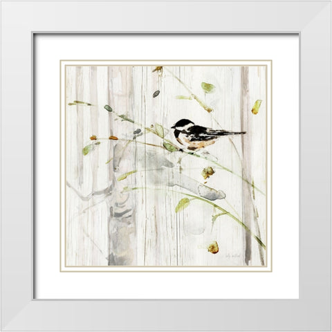 Heavenly Spring II White Modern Wood Framed Art Print with Double Matting by Swatland, Sally