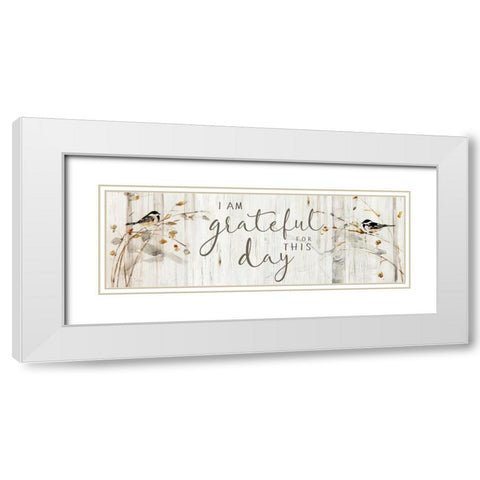 Heaven and Nature Grateful White Modern Wood Framed Art Print with Double Matting by Swatland, Sally