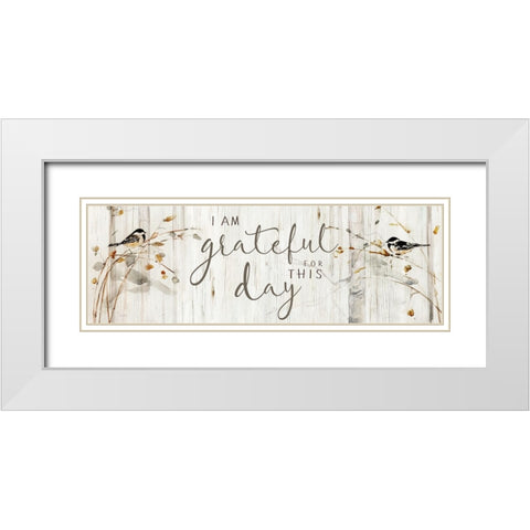 Heaven and Nature Grateful White Modern Wood Framed Art Print with Double Matting by Swatland, Sally