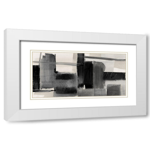 Shadows in the Evening White Modern Wood Framed Art Print with Double Matting by Jill, Susan