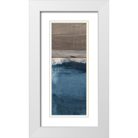 Midnight Sky I White Modern Wood Framed Art Print with Double Matting by Jill, Susan