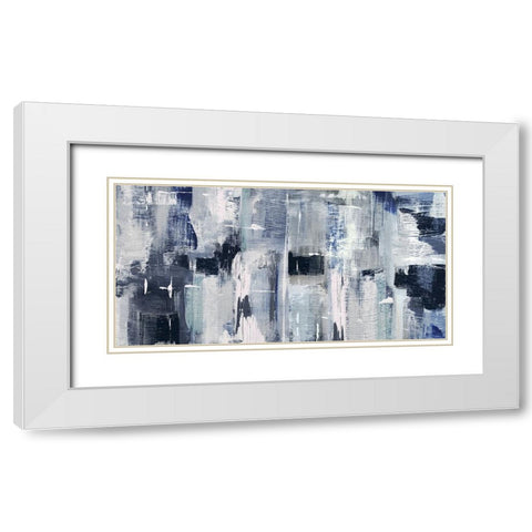 Spring Mountains White Modern Wood Framed Art Print with Double Matting by Jill, Susan