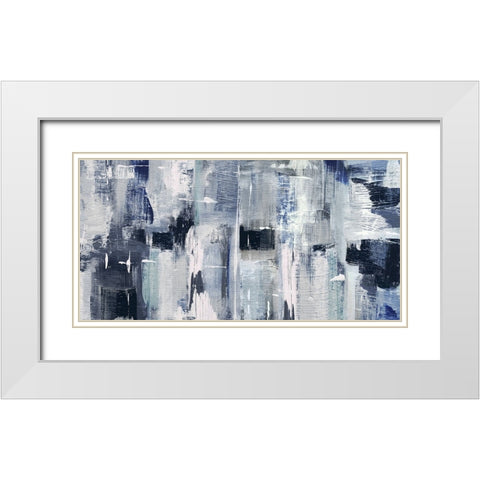 Spring Mountains White Modern Wood Framed Art Print with Double Matting by Jill, Susan