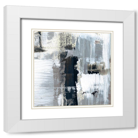 Quiet Woods I White Modern Wood Framed Art Print with Double Matting by Jill, Susan