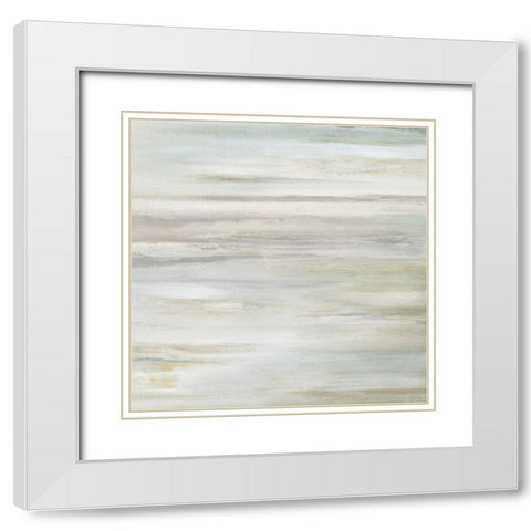 Ocean Water and Waves White Modern Wood Framed Art Print with Double Matting by Shapiro, Judith