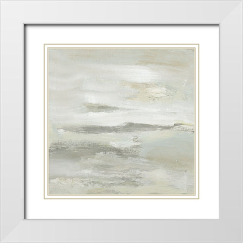 Hidden Reef White Modern Wood Framed Art Print with Double Matting by Shapiro, Judith