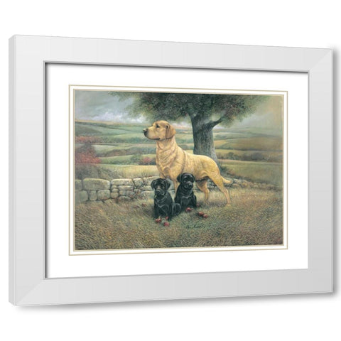 Proud Mother White Modern Wood Framed Art Print with Double Matting by Manning, Ruane