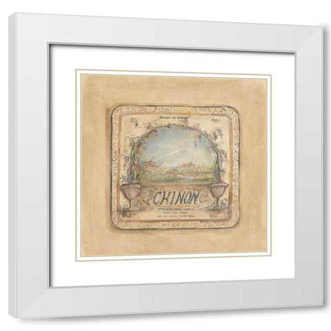 Chinon White Modern Wood Framed Art Print with Double Matting by McRostie, Kate