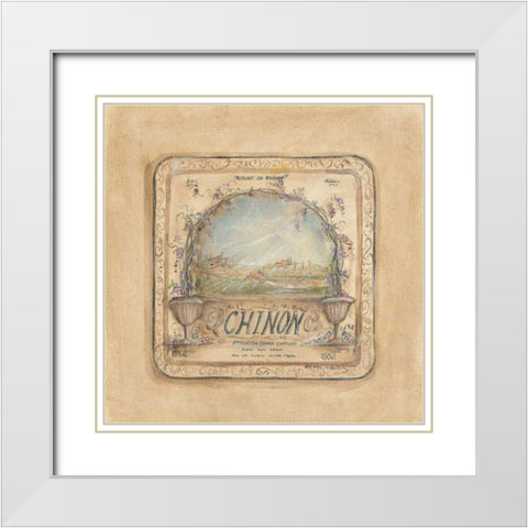 Chinon White Modern Wood Framed Art Print with Double Matting by McRostie, Kate