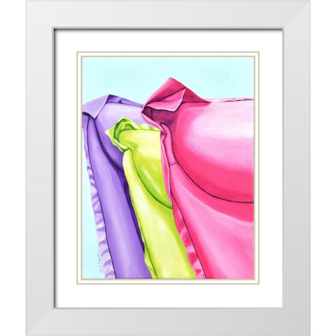 In The Middle White Modern Wood Framed Art Print with Double Matting by Segrest, Jane