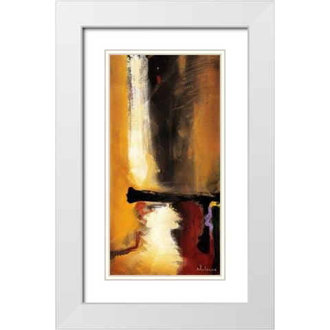 Union Station White Modern Wood Framed Art Print with Double Matting by Li-Leger, Noah