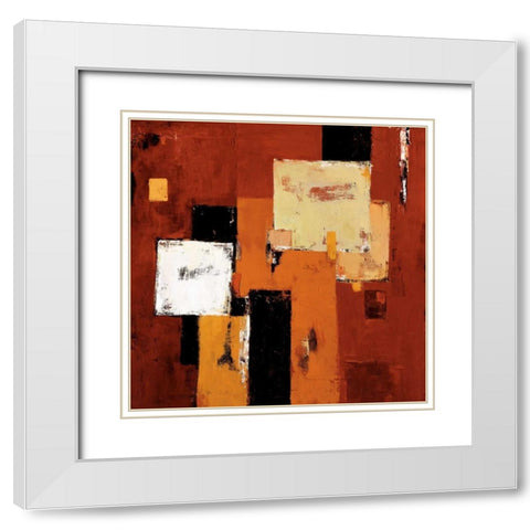 Reason White Modern Wood Framed Art Print with Double Matting by Yiu, Joyce