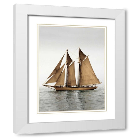 Mystic Journey I White Modern Wood Framed Art Print with Double Matting by LeBlanc, Frederick J.