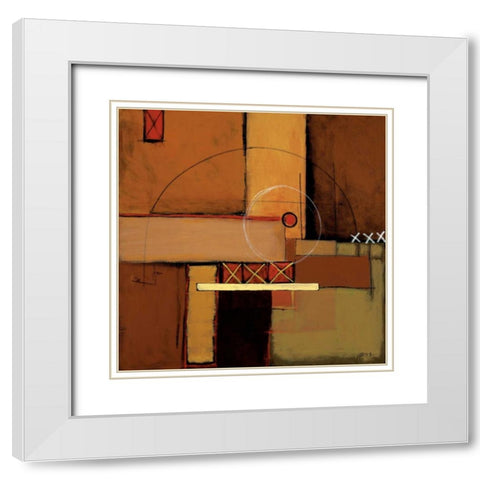 Aerial View II White Modern Wood Framed Art Print with Double Matting by St.Germain, Patrick
