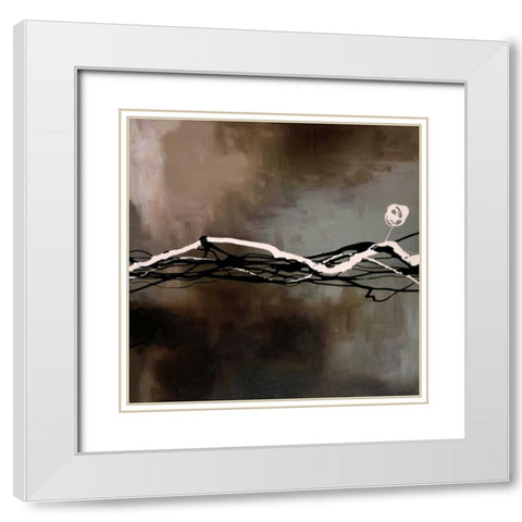 Syncopation I White Modern Wood Framed Art Print with Double Matting by Maitland, Laurie
