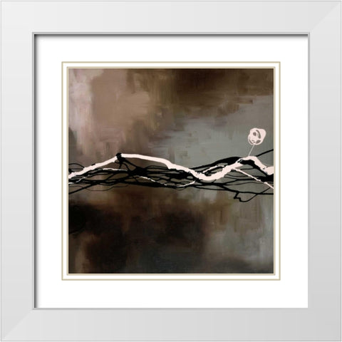 Syncopation I White Modern Wood Framed Art Print with Double Matting by Maitland, Laurie