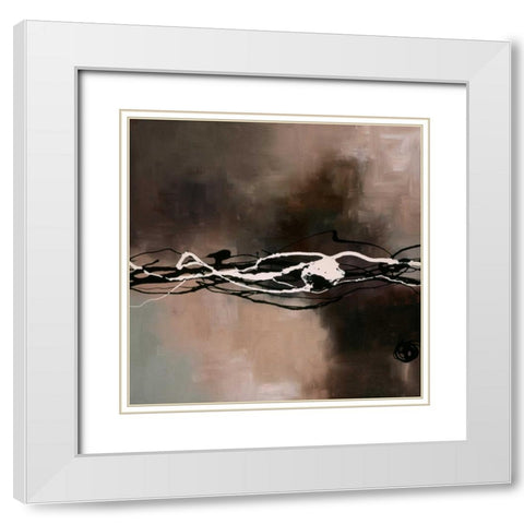 Syncopation II White Modern Wood Framed Art Print with Double Matting by Maitland, Laurie