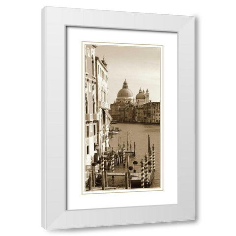 Grand Canal White Modern Wood Framed Art Print with Double Matting by Maihara/Watt, Jeff/Boyce