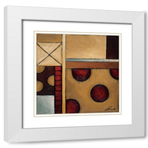 Bumpin White Modern Wood Framed Art Print with Double Matting by Eve