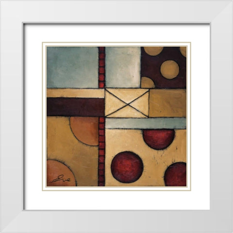 Cruisin White Modern Wood Framed Art Print with Double Matting by Eve