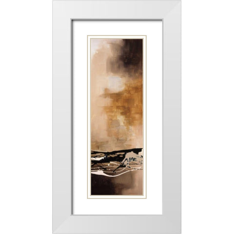 Tobacco and Chocolate III White Modern Wood Framed Art Print with Double Matting by Maitland, Laurie