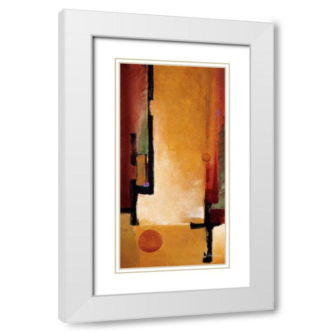 On the Rise White Modern Wood Framed Art Print with Double Matting by Li-Leger, Noah