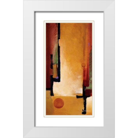 On the Rise White Modern Wood Framed Art Print with Double Matting by Li-Leger, Noah
