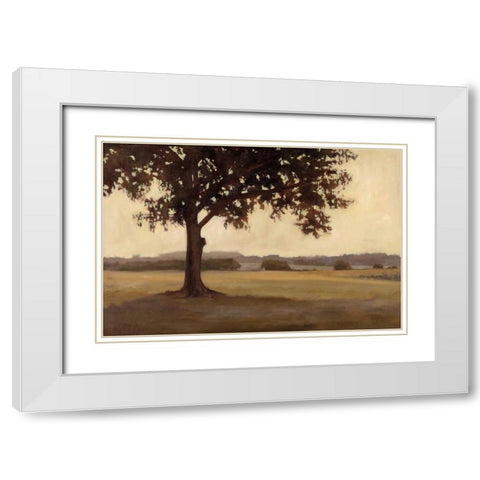 An Old Acquaintance White Modern Wood Framed Art Print with Double Matting by Lightell, Megan