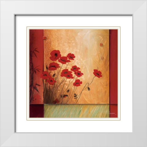 Into the Light White Modern Wood Framed Art Print with Double Matting by Li-Leger, Don