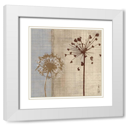 In the Breeze I White Modern Wood Framed Art Print with Double Matting by Venter, Tandi