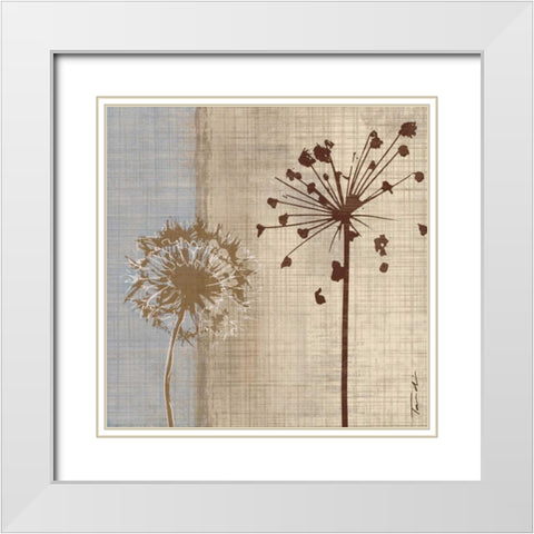 In the Breeze I White Modern Wood Framed Art Print with Double Matting by Venter, Tandi