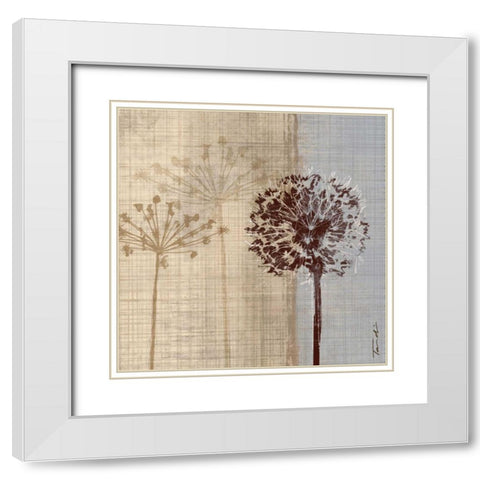In the Breeze II White Modern Wood Framed Art Print with Double Matting by Venter, Tandi
