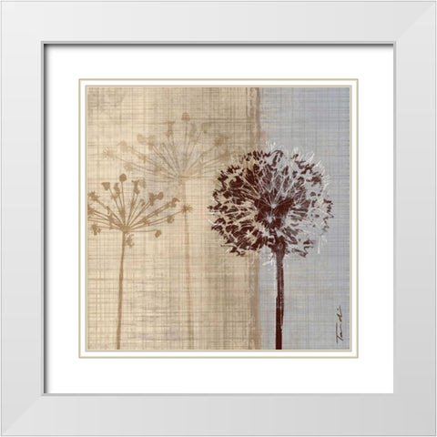 In the Breeze II White Modern Wood Framed Art Print with Double Matting by Venter, Tandi