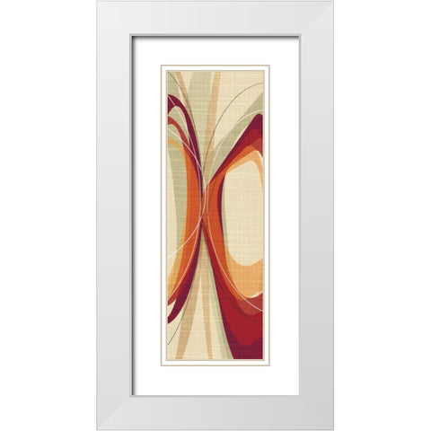 Vanguard I White Modern Wood Framed Art Print with Double Matting by Ahava