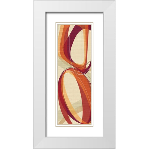 Vanguard II White Modern Wood Framed Art Print with Double Matting by Ahava