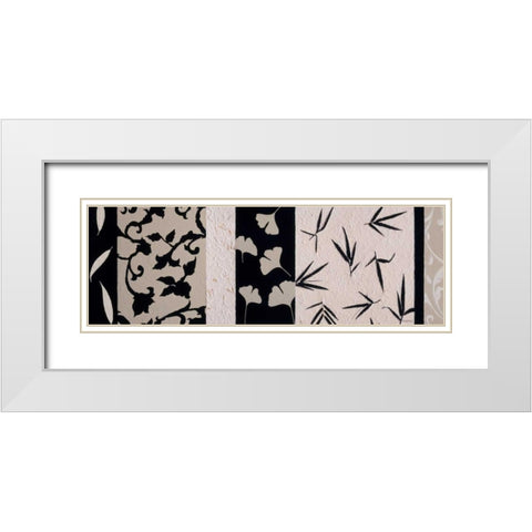 Pattern Play I White Modern Wood Framed Art Print with Double Matting by Vindedzis, Rita