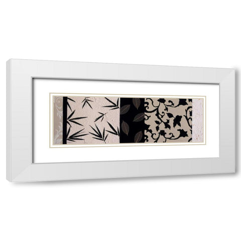 Pattern Play II White Modern Wood Framed Art Print with Double Matting by Vindedzis, Rita