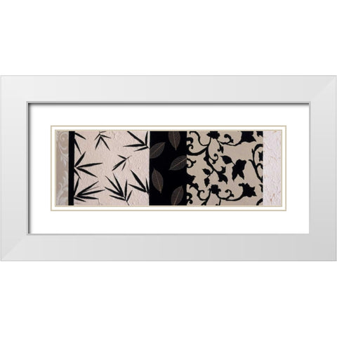 Pattern Play II White Modern Wood Framed Art Print with Double Matting by Vindedzis, Rita