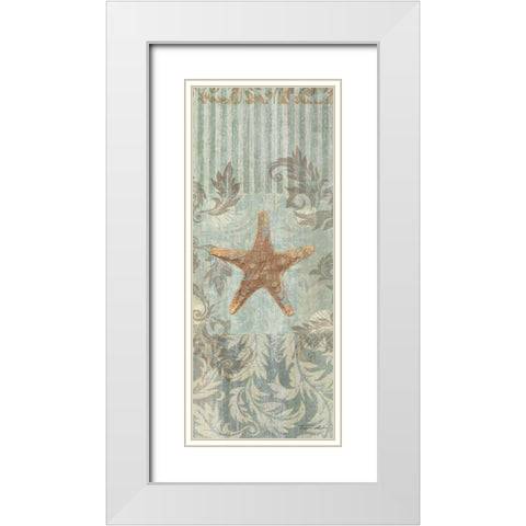 Seaside Heirloom II White Modern Wood Framed Art Print with Double Matting by Venter, Tandi