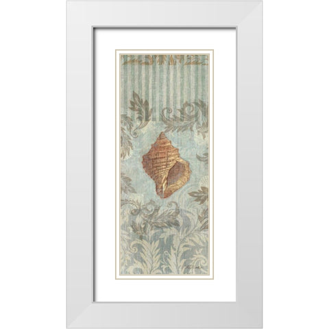 Seaside Heirloom III White Modern Wood Framed Art Print with Double Matting by Venter, Tandi