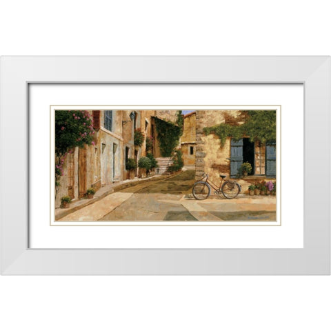La Livraison White Modern Wood Framed Art Print with Double Matting by Archambault, Gilles