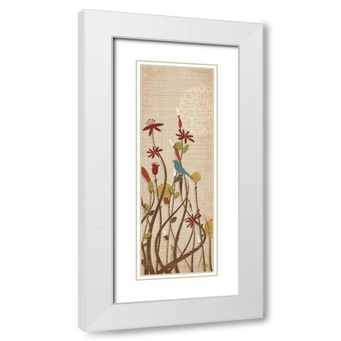 Meadow Fairgrounds II White Modern Wood Framed Art Print with Double Matting by Venter, Tandi