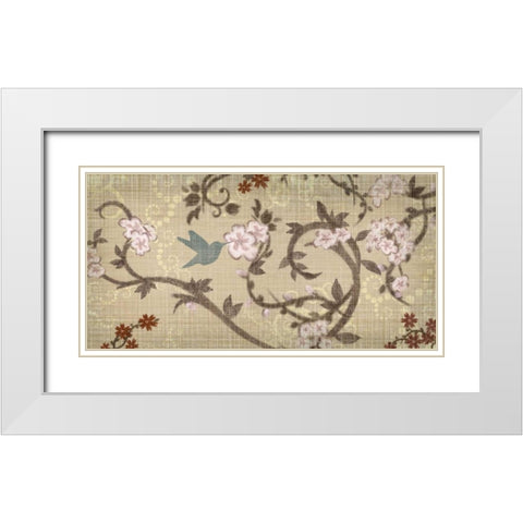 Songbird II White Modern Wood Framed Art Print with Double Matting by Venter, Tandi