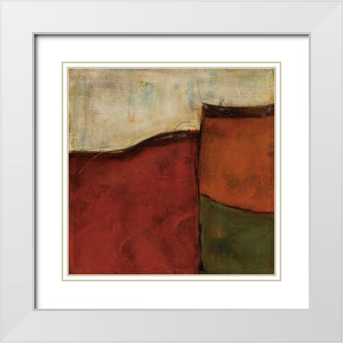 Series Esmero I White Modern Wood Framed Art Print with Double Matting by Villarreal Santos, Nancy