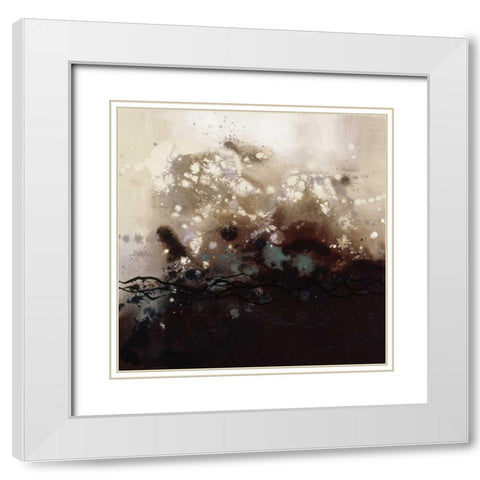 Constellations I White Modern Wood Framed Art Print with Double Matting by Maitland, Laurie