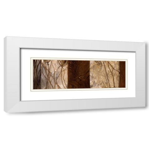 Coppers Edge I White Modern Wood Framed Art Print with Double Matting by Thompson, Linda