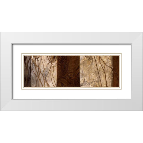 Coppers Edge I White Modern Wood Framed Art Print with Double Matting by Thompson, Linda
